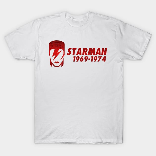 Starman life on mars T-Shirt by yellowed